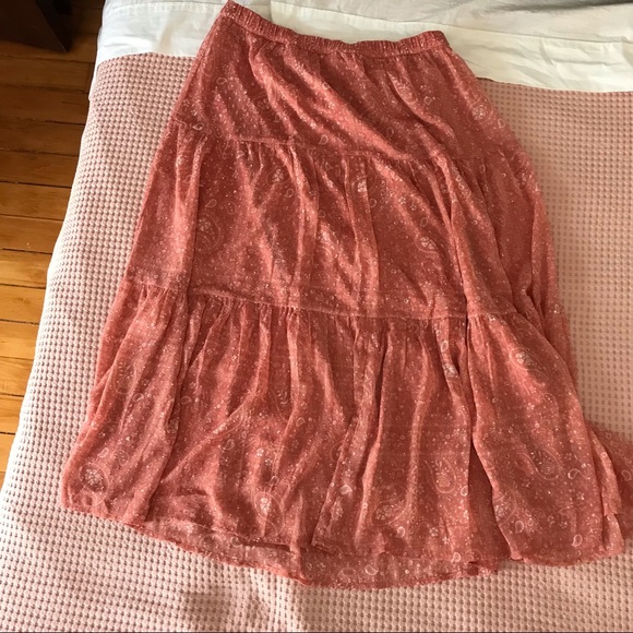 Paisley Maxi Skirt - Picture 1 of 3